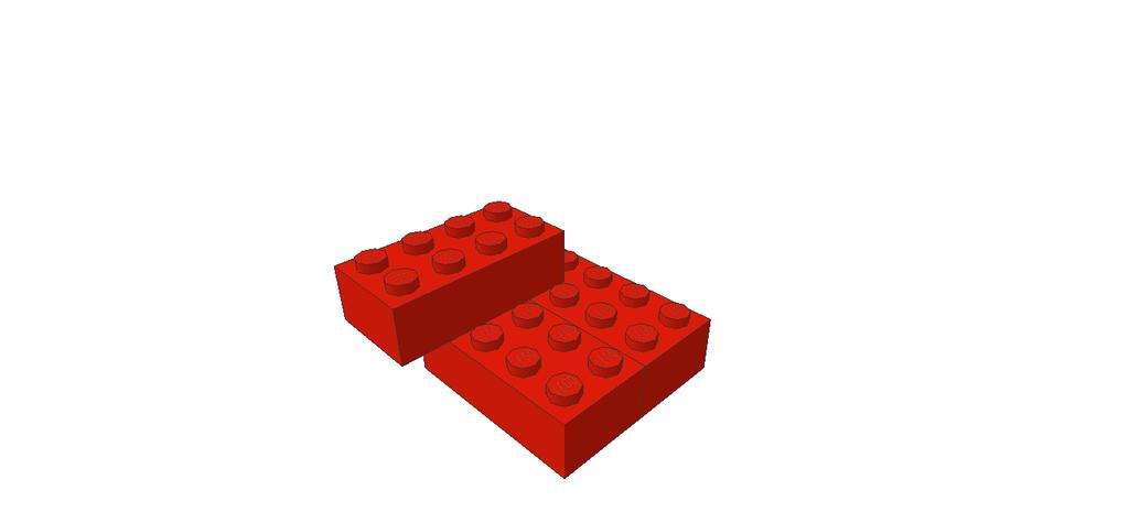 7. Het bouwen van de speelveldobjecten WRO 2018 - Regular Category - Elementary De stukken fruit (vier rode, twee blauwe, twee gele en twee groene LEGOblokken.