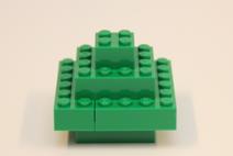 Deze gekleurde LEGOblokken stellen fruit van verschillende kwaliteit voor: Vers Fruit (4) Lelijk Fruit (2)