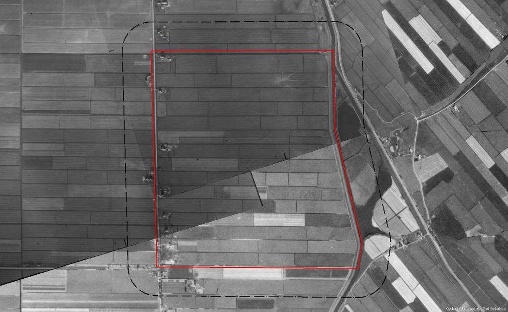 Afb.7.- Situatie d.d.1945 (luchtfotocollage).