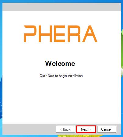 Phera zal gaan starten.