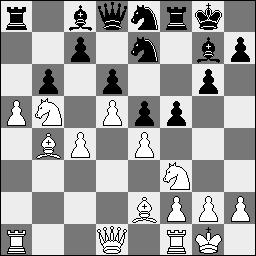 De analyse van het jaar Lubomir Ftacnic Wit : Lubomir Ftacnik Zwart : Maarten Solleveld 1.Pf3 Pf6 2.c4 g6 3.Pc3 Lg7 4.e4 d6 5.d4 O-O 6.Le2 e5 7.O-O Pc6 8.d5 Pe7 9.b4 a5 10.La3 axb4 11.Lxb4 b6 12.