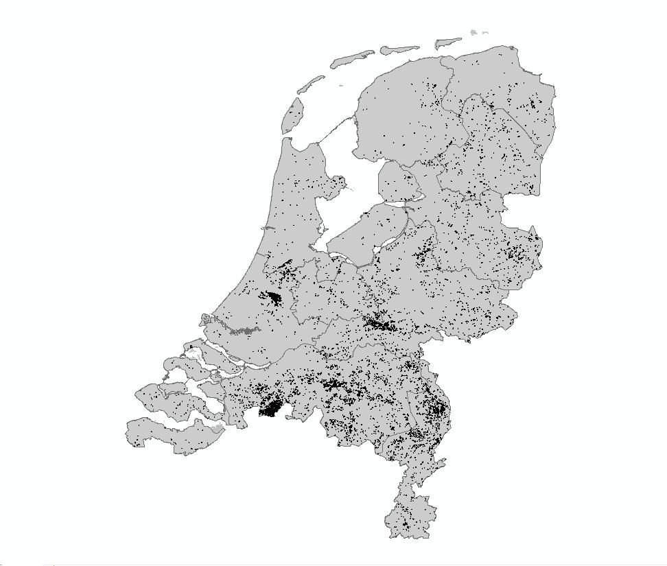 2 Teeltareaal, gewasgroepen en locatie De Nederlandse boomkwekerij bestaat uit ruim 4.300 bedrijven met een totaal areaal van ongeveer 15.345 ha (Productschap Tuinbouw, 2007).