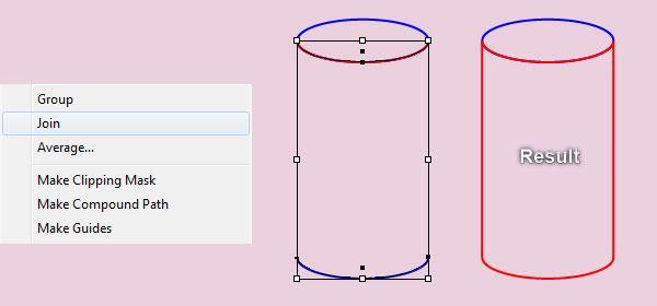 Maak een kopie ( Ctrl + C, Ctrl + F ) van de resulterende vorm en vervang vervolgens de bestaande opvulkleur van