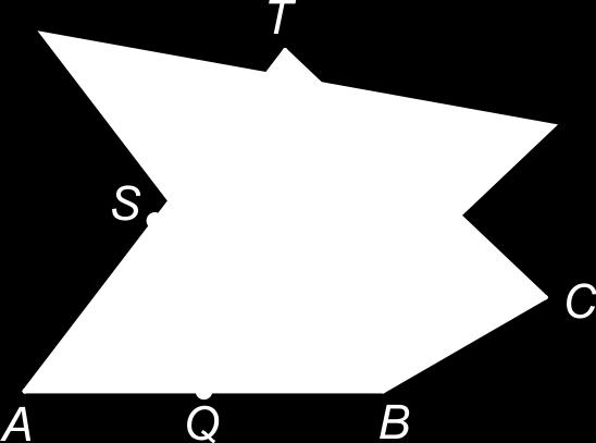 b Hoeveel water zit er in de kubus? 72 T.ABCD is een regelmatige vierzijdige piramide. P, Q, R, en S zijn middens van ribben.