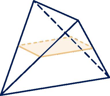 15 a De limonadespiegel is een gelijkbenige driehoek met één ribbe als zijde, die door het