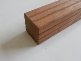 Bankirai geschaafd hardhout (of gelijkwaardig hout) 45 x 45mm 5,70 45 x 93mm 300 /