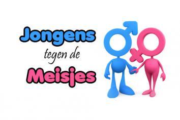 Jongens Tegen De Meisjes Spelshow 12+ Wil jij een te toffe prijs winnen met je team? Wie zijn er beter, de jongens of de meiden?! We komen erachter in deze leuke spelshow waarin jij de hoofdrol speelt!