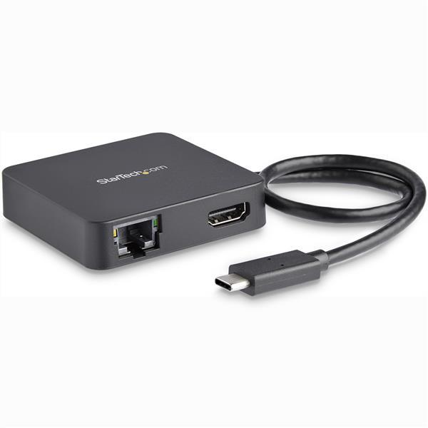 USB-C multiport adapter voor laptops - 4K HDMI - GbE - USB 3.