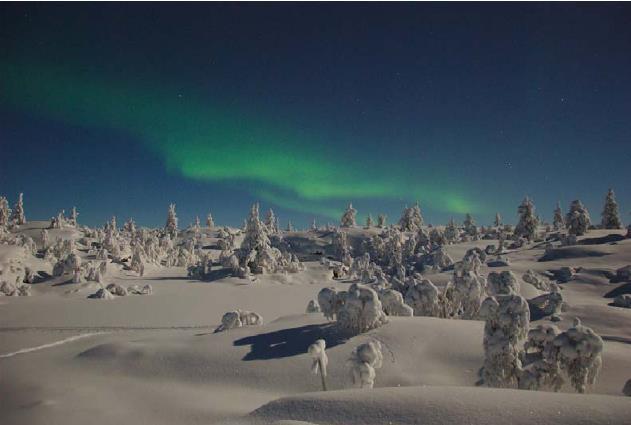 Poollichtreis naar Lapland 14-18 februari 2018 Niet ver van Ivalo, de noordelijkste luchthaven van Fins Lapland, ligt de oudste wintersportplaats van Finland: Saariselkä.