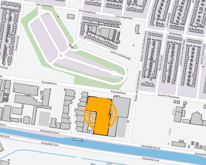 Locatie Bereikbaarheid De bereikbaarheid van het complex met eigen vervoer is goed te noemen. Op korte afstand bevindt zich de rondweg rondom Eindhoven-centrum.