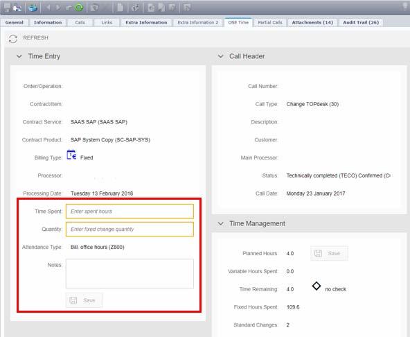 4.1.3 Standard change Deze changes (vaak klant specifiek) zijn veel voorkomend en worden op basis van time & material geregistreerd.