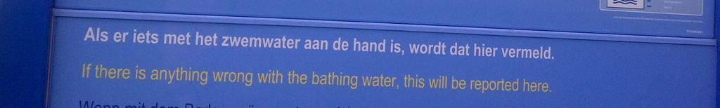 Watersysteem In principe staat het zwemwater niet in open verbinding met het