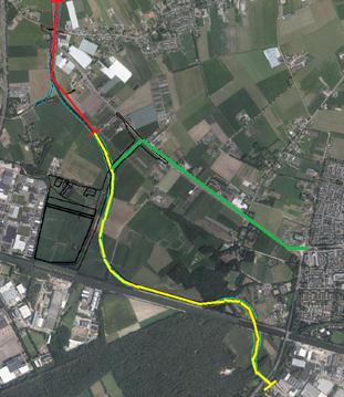 Situatie 2 In het centrum van Dongen bevindt zich een LPG-tankstation, waardoor niet het volledige vervoer van gevaarlijke stoffen over het nieuwe tracé gaat.