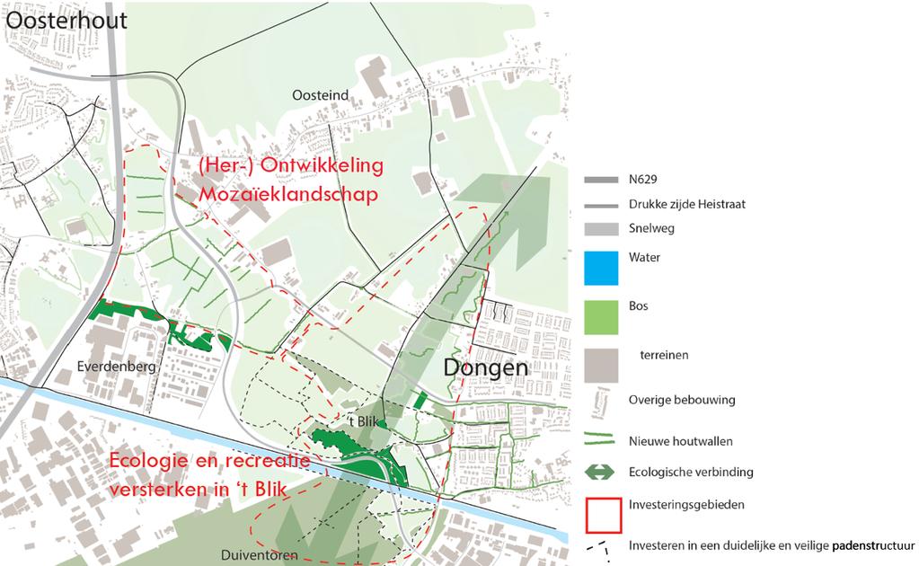 en Everdenberg. Het mozaïeklandschap is een kleinschalig en halfopenlandschap.