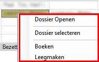 Markeer Deadlines: Vink aan indien de deadline van het geselecteerde dssier met gemarkeerd wrden in het planningsverzicht (de deadline van een dssier kunt u ingeven bij het aanmaken f bewerken van