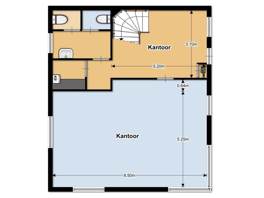 Plattegrond begane grond De tekening is met de grootste zorg