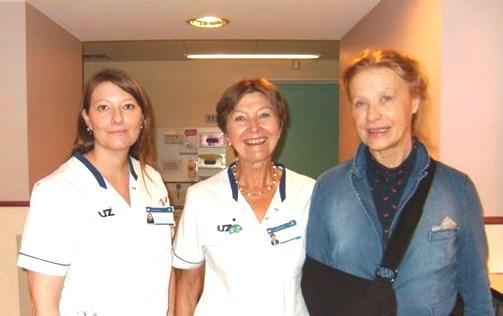 Eind oktober vorig jaar afscheid van mevrouw Mieke De Vos, hoofdverpleegkundige van de dienst.