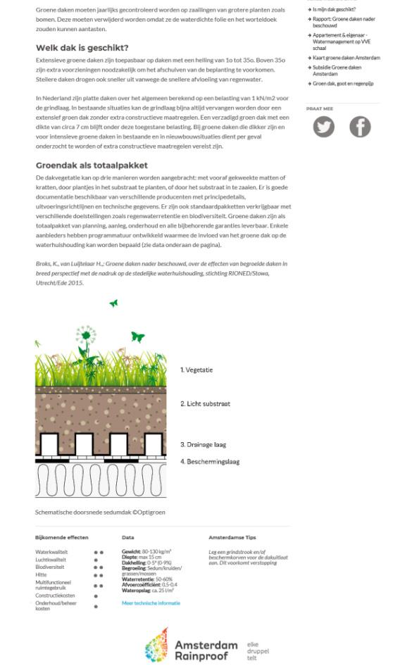 Hier is weergegeven: - Op welke objecten de maatregel toepasbaar is; - Onder welke oplossingsrichting de maatregel valt; - Voorbeeldprojecten; - Gerelateerde maatregelen; - Gerelateerde links.