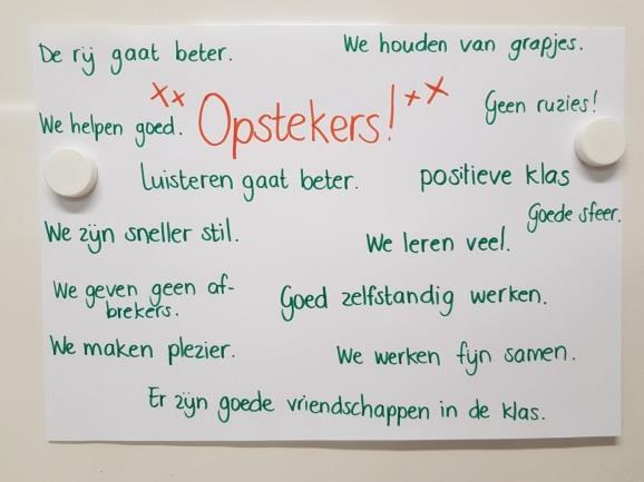 Elke dag werken we aan het thema We horen bij elkaar. Tijdens deze lessen leren we elkaar beter kennen, maken de juffen de regels duidelijk en maken we samen afspraken hoe een fijne klas er uitziet.