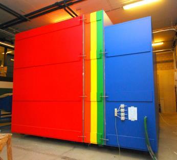 hotbox-coldbox (stationaire wintercondities) niet luchtdich luchtdicht Cold box 2