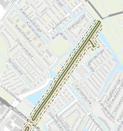 2.4 Waterkering De ontwikkellocaties B, 1, 2 en 3 bevinden zich nabij een regionale waterkering en in de beschermingszone daarvan. Figuur 2.