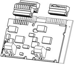 6.5 PULSINGANG / UITGANG MODULE De gecombineerde module omvat twee ingangen en één uitgang. De pulsingang is als beschreven in paragraaf 6.3.