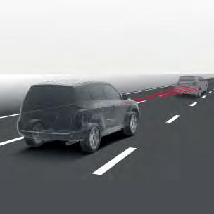 VEILIGHEID ADAPTIVE CRUISE CONTROL (ACC) WITH FULL STOP FUNCTIONALITY Met deze technologie stelt u een constante rijsnelheid in, en bewaart uw auto vanzelf een veilige afstand tot uw voorligger.