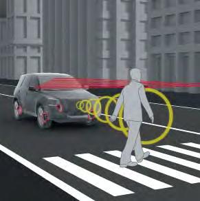 ROAD SIGN ASSIST (RSA) Road Sign Assist houdt voor u de verkeersborden in de gaten, en zorgt ervoor dat u op het nieuwe TFT kleurendisplay nuttige informatie als snelheidsbeperkingen of