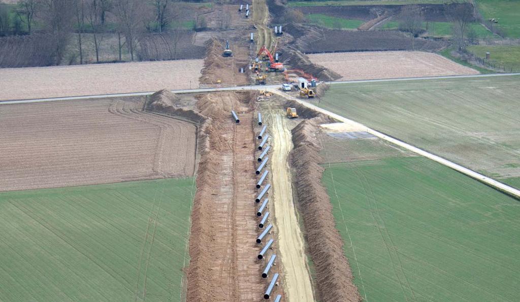 VTN2-PROJECT 170 km leidingen tussen Eynatten en Opwijk Investering van ongeveer