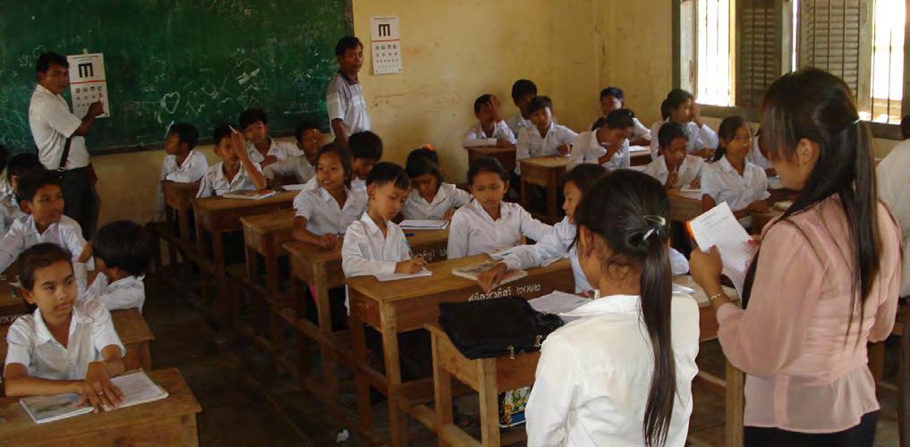 De projecten kunnen rekenen op inbreng van een medisch adviseur van Eye Care Foundation Vijf provincies in Cambodja krijgen ondersteuning bij het versterken van de oogzorg structuren Eye Care