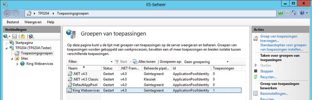 Stap 5a: Configureren optionele geavanceerde instellingen Ten behoeve van de performance kunt u optioneel nog een tweetal instellingen wijzigen.