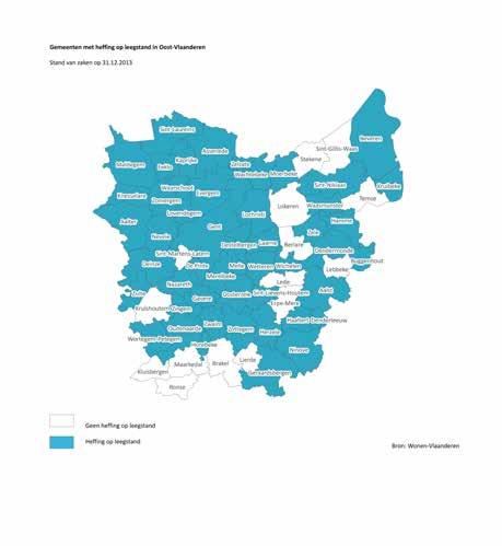 In Oost-Vlaanderen hebben 12 gemeenten een woonplan dat tot op heden nog loopt of nog niet is vervangen of stopgezet.