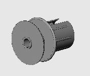 4000 277-000 Kunststof schroefoog met moer (voor bevestiging koord aan bovenrol) 100 4000 275-000 Schroefoog/koordgeleider (te bevestigen op kunststof inlegstrip in het markiesprofiel) wit