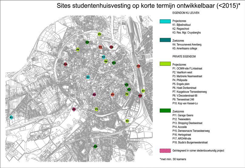 Aantal vergunde bijkomende woongelegenheden te Leuven, per type Figuur