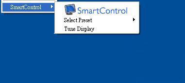Tune Display (Tuneweergave) - Opent het bedieningspaneel van SmartControl Lite.