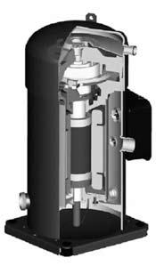 De unit is uitgerust met zeer betrouwbare en efficiënte scrollcompressoren (gemiddeld koelrendement = 2,8) en levert topprestaties bij een laag geluidsniveau in de meest uiteenlopende