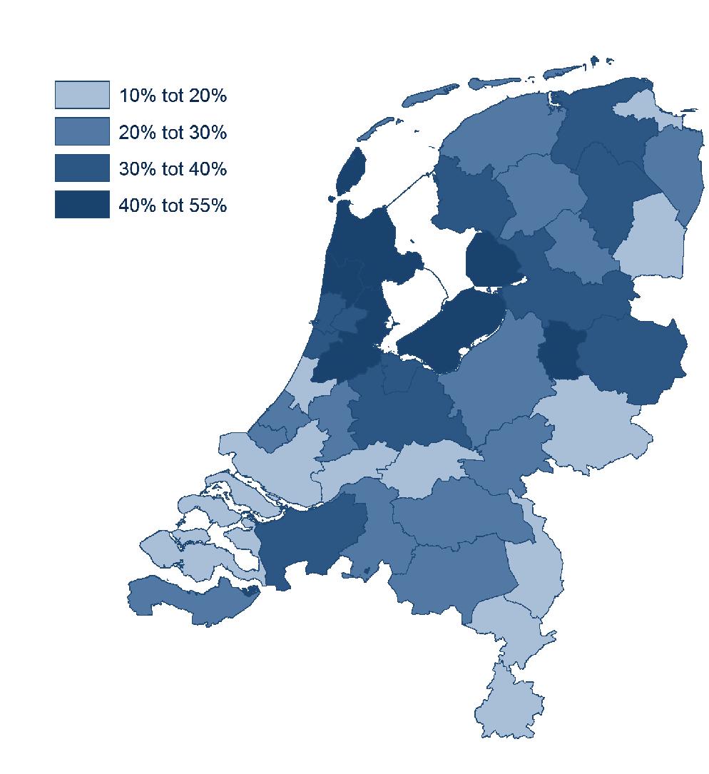 Regionale verschillen In de meeste regio s is in de periode 2005-2015 de werkgelegenheid in de detailhandel gegroeid. Enige uitzonderingen hierop vormen Zeeuws-Vlaanderen en Delfzijl en omgeving.