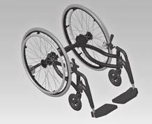 Voorwoord Productbeschrijving De TripHopper is een sportieve, eigentijdse rolstoel met een fraai aluminium gebogen frame.