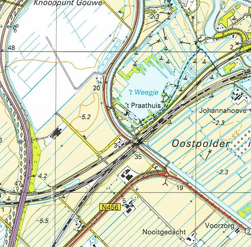 Inventarisatie van blok 105-447 in het jaar 2017. Blok. Dit blok bevat delen van de gemeenten Zuidplas (weilanden en Gouwepark), Waddinxveen ( t Weegje) en Gouda (Oostpolder).