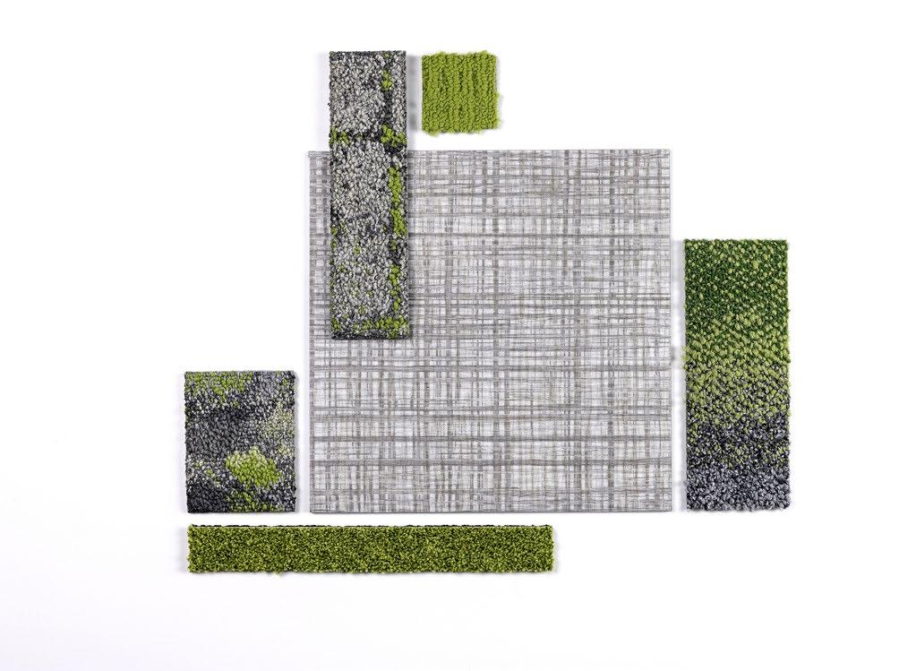 2 1 1. Native Fabric - Flax 2. Composure Edge - Olive/Seclusion. Monochrome - Meadow.