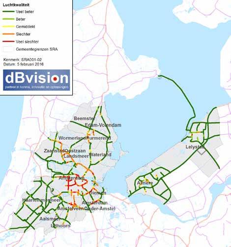 Overzichtskaarten relatieve mate van geluidshinder en