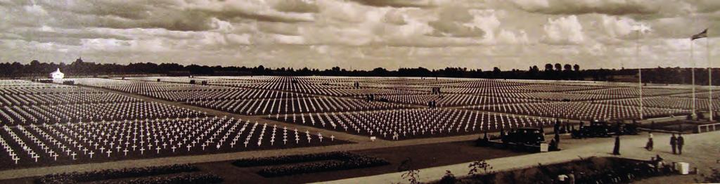 De begraafplaats in 1945.