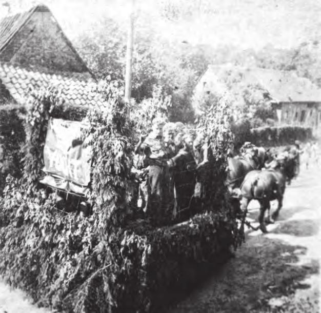 De bevrijdingsoptocht van Sint Geertruid trok op 5 juni 1945 door
