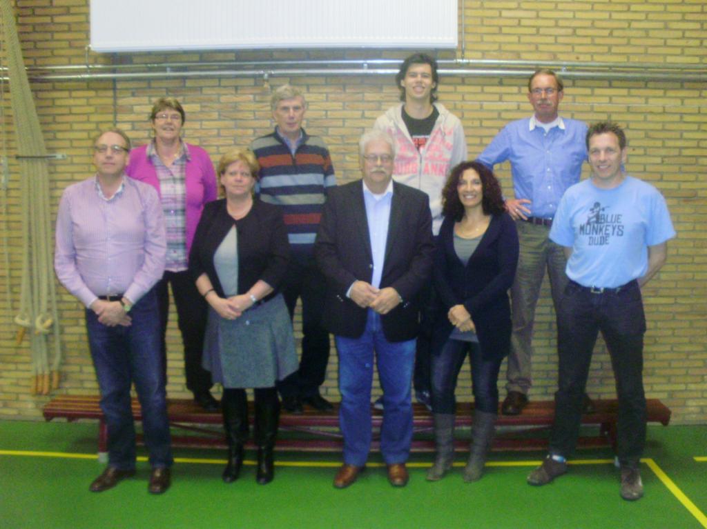 Op de foto ontbreekt de heer J. Dijkers Bijeenkomsten Sportraad In de verslagperiode van 1 januari 2013 tot en met 31 december 2013 is de sportraad 11 keer bijeengeweest.