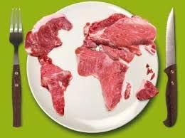 Vlees eten: mondiale vleeszucht Natuurlijke orde der dingen : wie rijk is, eet vlees; wie rijker wordt, gaat (meer) vlees eten Stijgende vleesconsumptie in