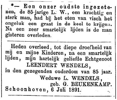 ovl. te Ammerstol op 14 jul 1900, tr. (1) te Schoonhoven op 8 feb 1871 met Melis Natzijl, zn. van Aart Natzijl en Neeltje Zanen, geb. te Stolwijk circa 1835, tr.