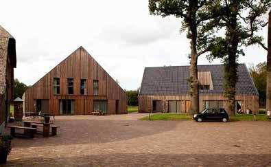 architectuur met een landelijke tuin zorgt voor een