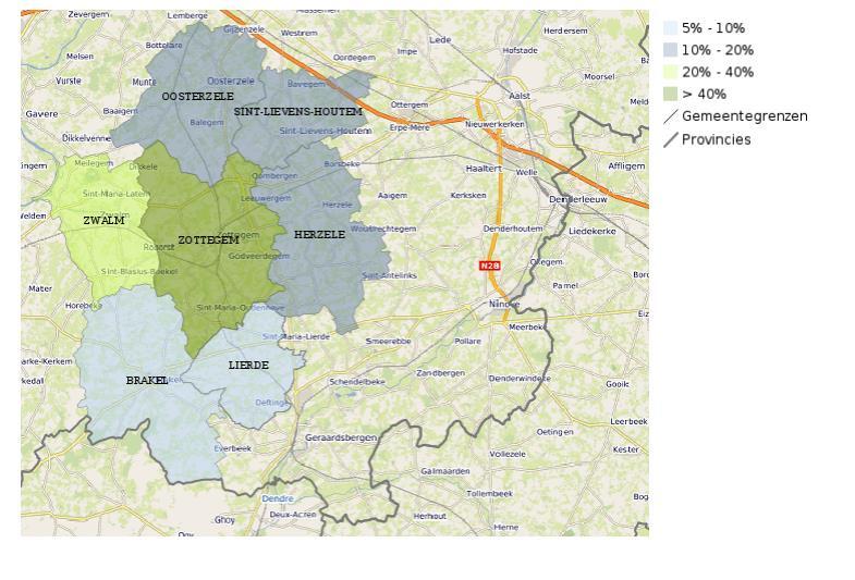 Koopattractie uitzonderlijke goederen 15,3% 11,6% 24,5% 59,4% 18,5% 9,1% 4,7%