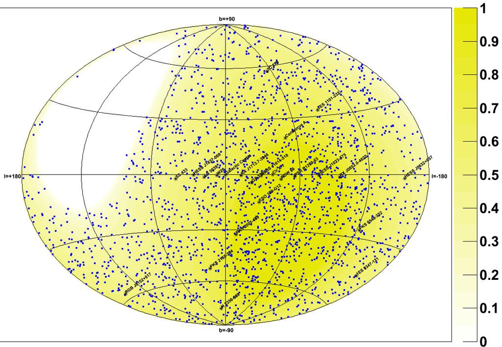Neutrino sky map Nog