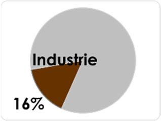 II.2.4 Industrie Sector Industrie: Uitstoot van 8,4 kton CO2 (8.422 ton CO2) in 2011.